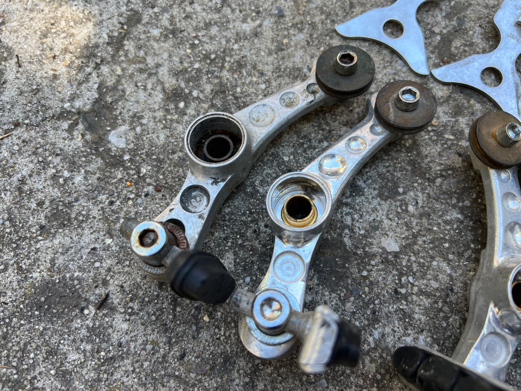 Suntour Roller Cam Brake Set Brakes Vintage MTB ATB Retro Mountain Bike Silver  - Image 8