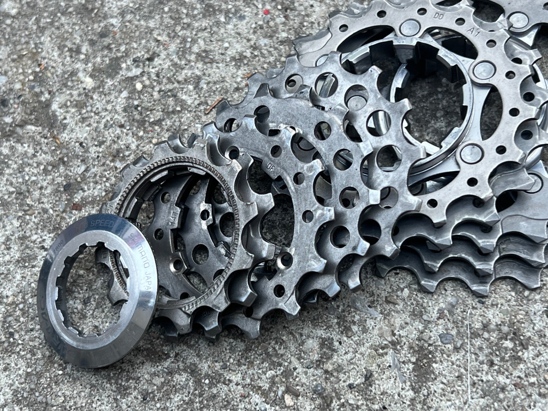 Shimano Dura Ace CS-7800 12-25T 10 Speed Cassette Titanium TI Road Bike Tri Race - Image 6