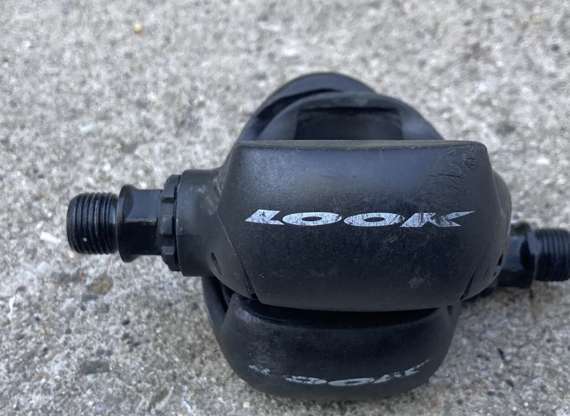 LOOK Clipless Black Vintage Retro Road Gravel Plastic Steel Tension Adjustement - Image 6