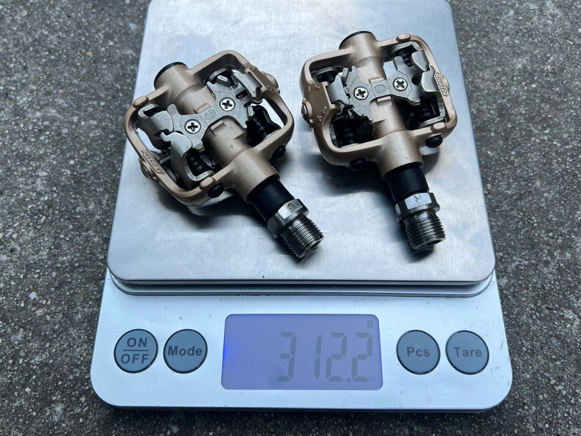 NOS NEW Ritchey WCS SPD Titanium Pedals Cooper Bronze MTB Gravel Silver 9/16” TI - Image 6