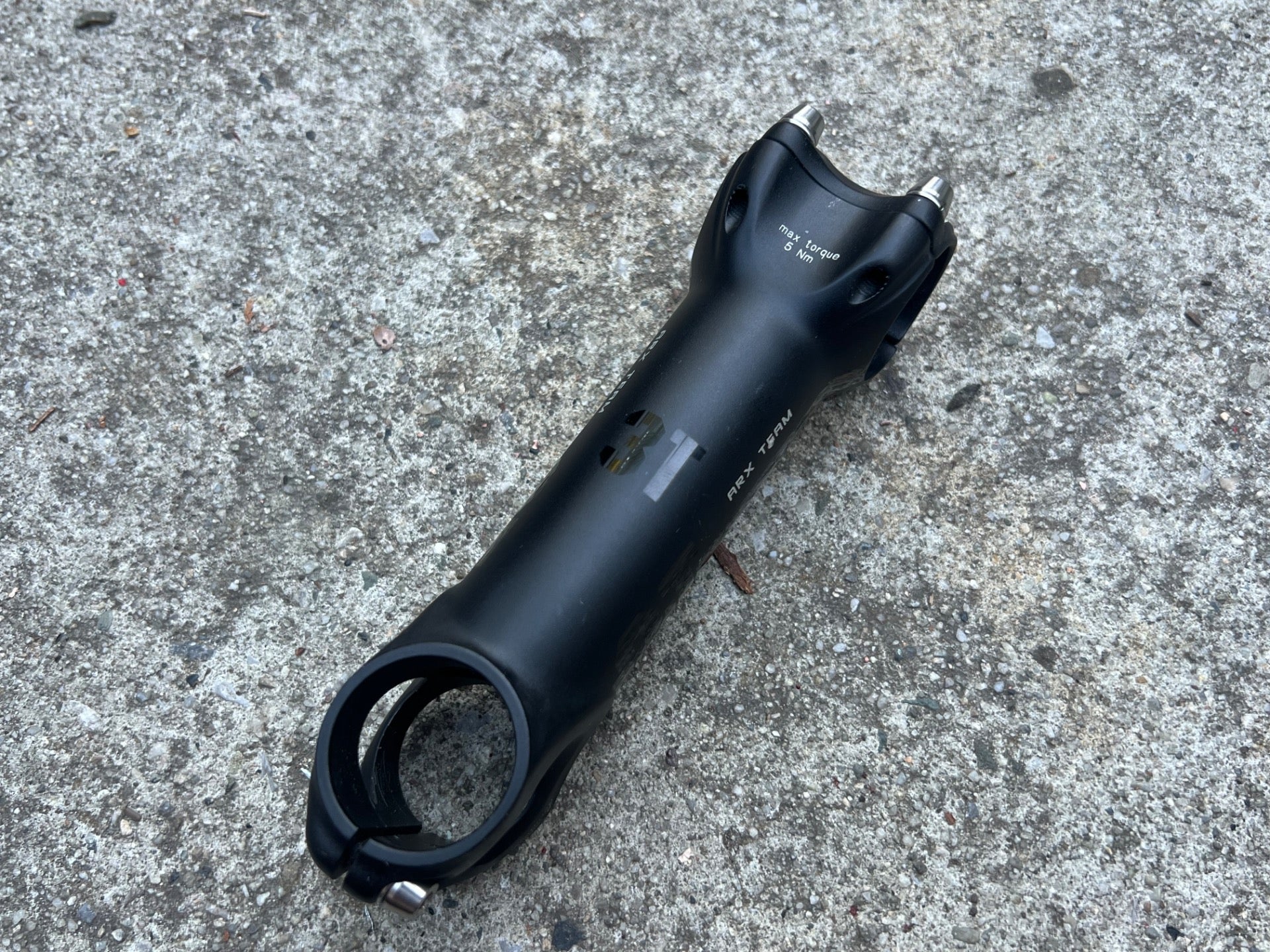 3T ARX Team 1 1/8” Threadless 120x31.8mm Stem Titanium Bolts 135g Black Road  - Image 6
