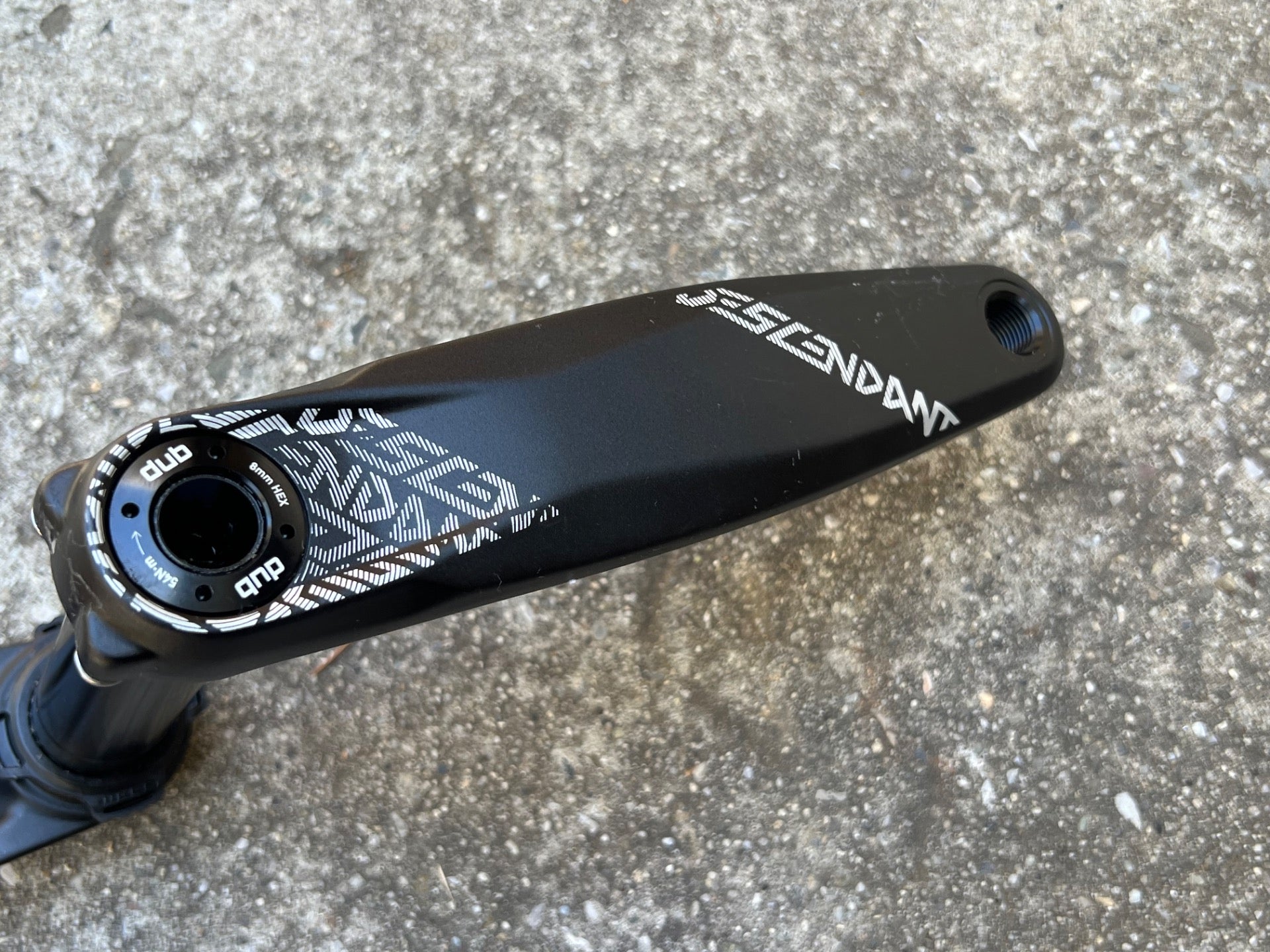 NEW Truvativ Descendant 175mm Crankset DUB SRAM 3 Bolt Direct Mount MTB Black  - Image 9