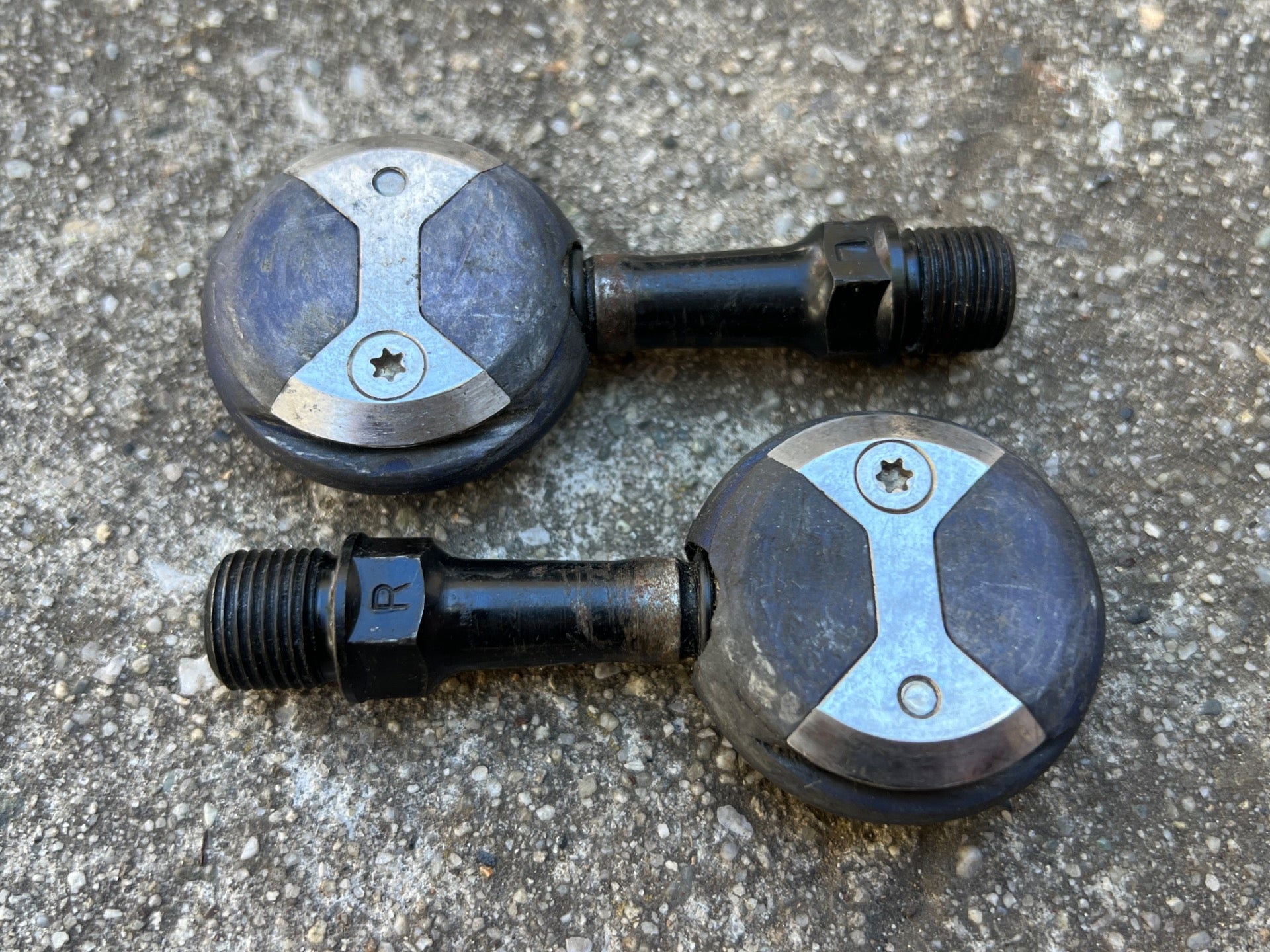 Speedplay X3 Pedals 9/16 Clipless Blue Black Vintage MTB Mountain Bike CX Gravel - Image 6