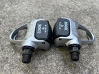 Used Look ARC F Clipless Pedals Silver Vintage Road Bike Gray Black Retro Racing-Bicycle Bin