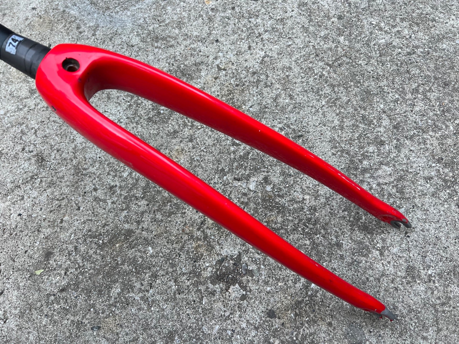 2006 Trek Pilot Carbon Fork 700c 1 1/8in Red Road Bike Racing Threadless Steerer - Image 13