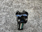 Used Bianchi Reparto Corse Stem 110x31.8mm 1 1/8” Threadless Black Celeste 7 Deg Road-Bicycle Bin