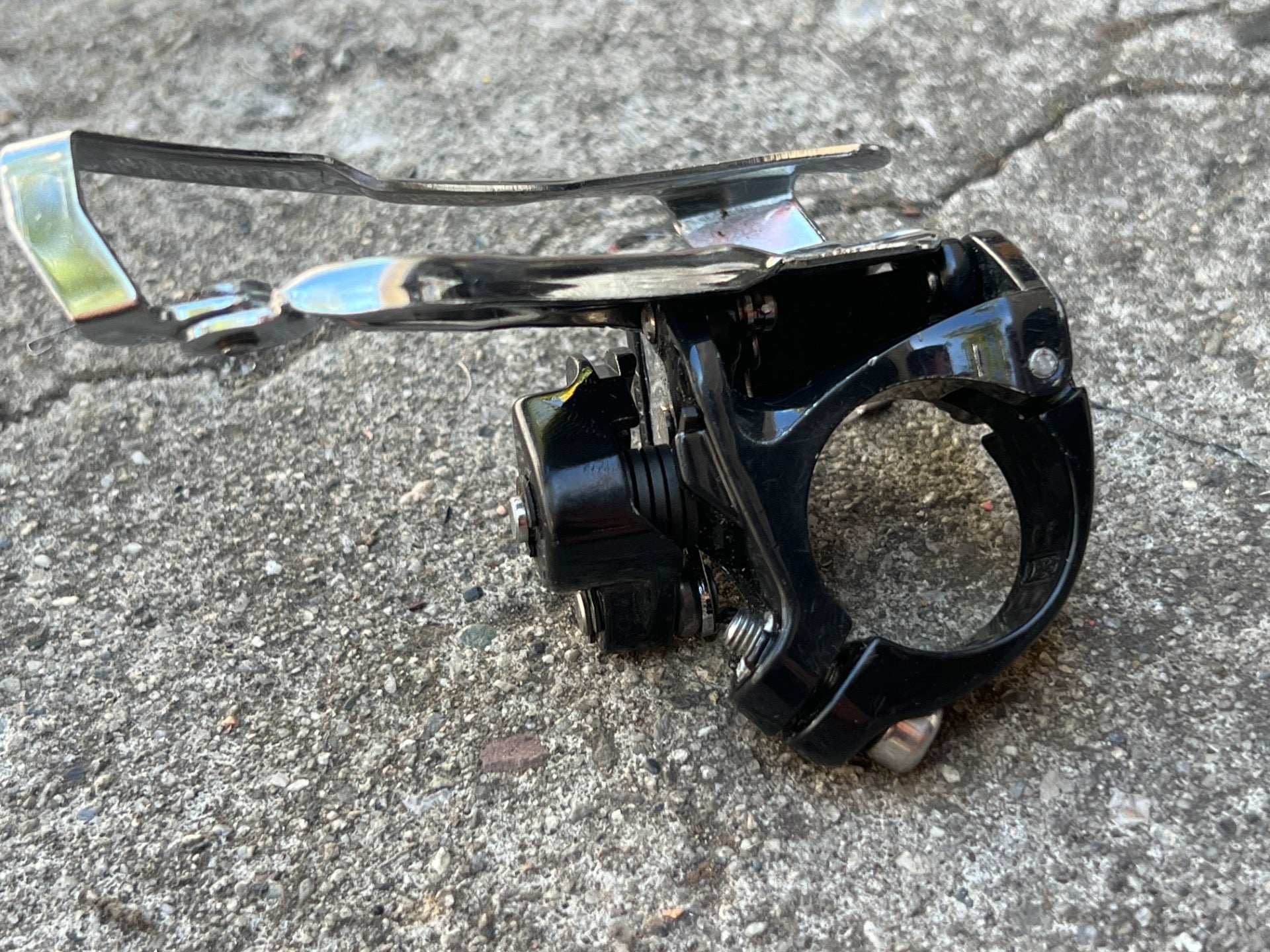 Shimano Deore LX M567 28.6mm Bottom Pull Front Derailleur 3x8 Triple Black MTB - Image 6
