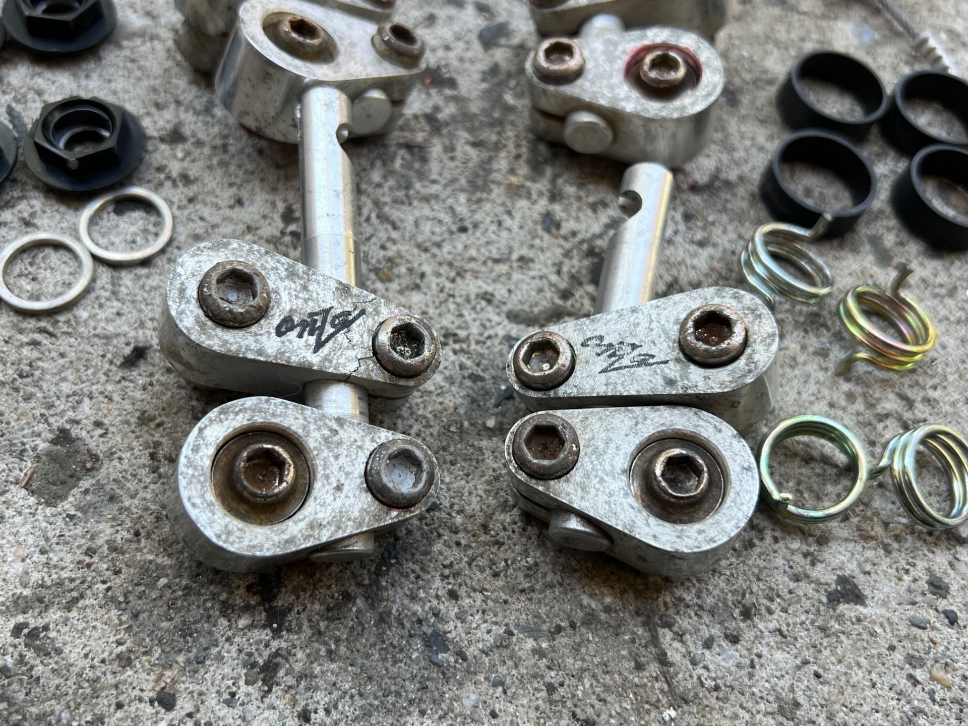 CRACKED Onza HO High Output Cantilver Brakes Vintage Retro Mountain Bike Silver  - Image 10