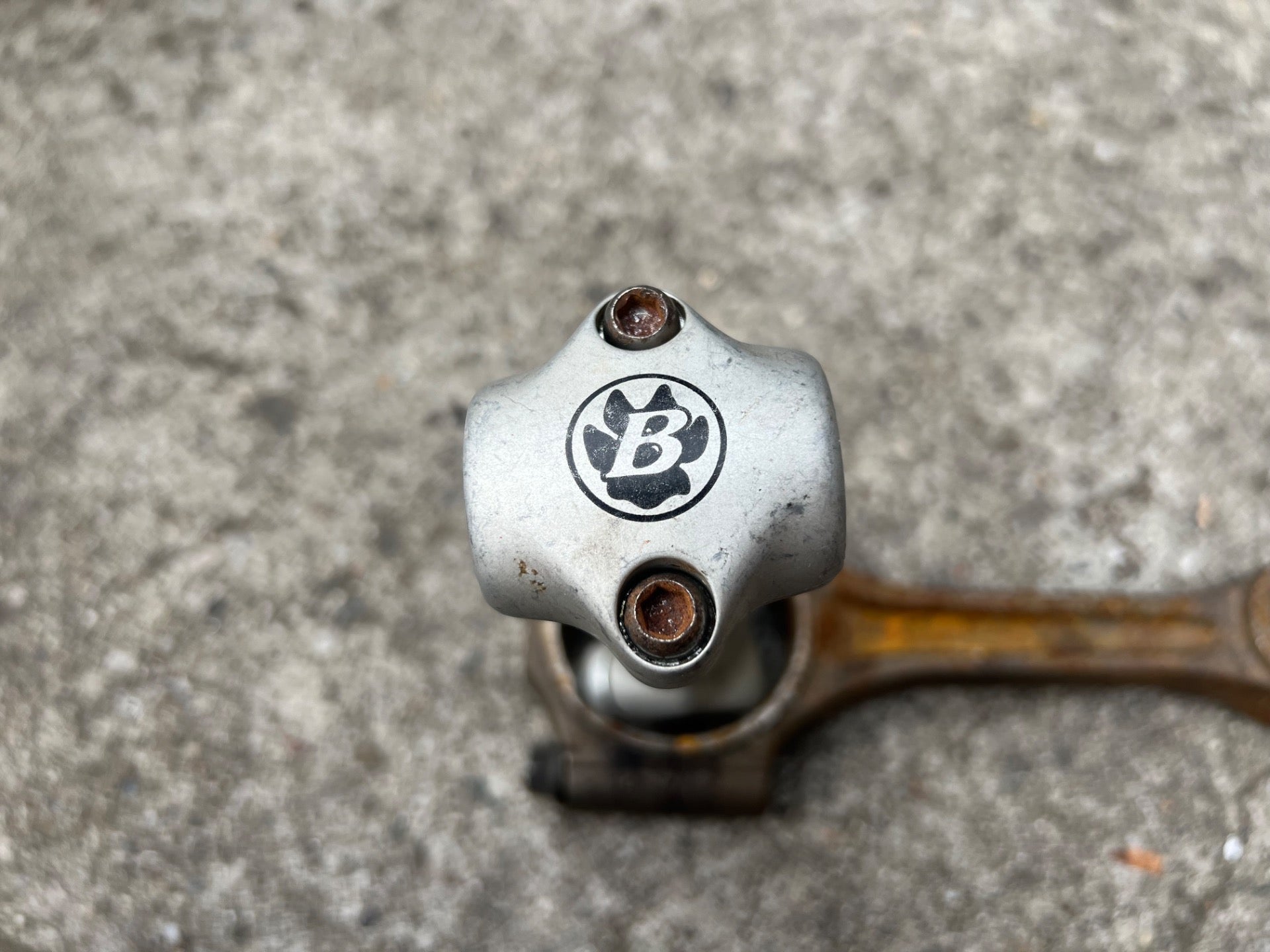 Bontrager 25.4x120mm 1 1/8” Threadless Stem Vintage Retro MTB Gray Mountain Bike - Image 6