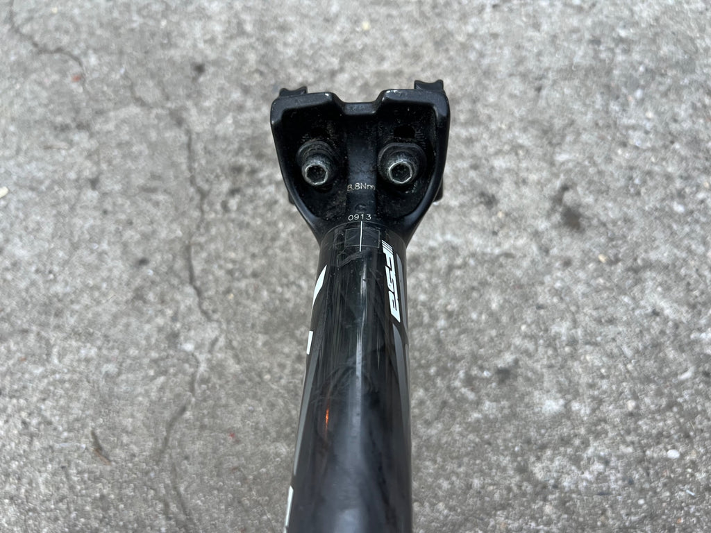 FSA SLK Carbon Seatpost 27.2x350mm Road Bike Gravel Black 222g - Image 6