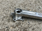 Used Stronglight 49D 170mm Cranks 50.4 BCD 5 Bolt Vintage Touring Road Bike Retro-Bicycle Bin