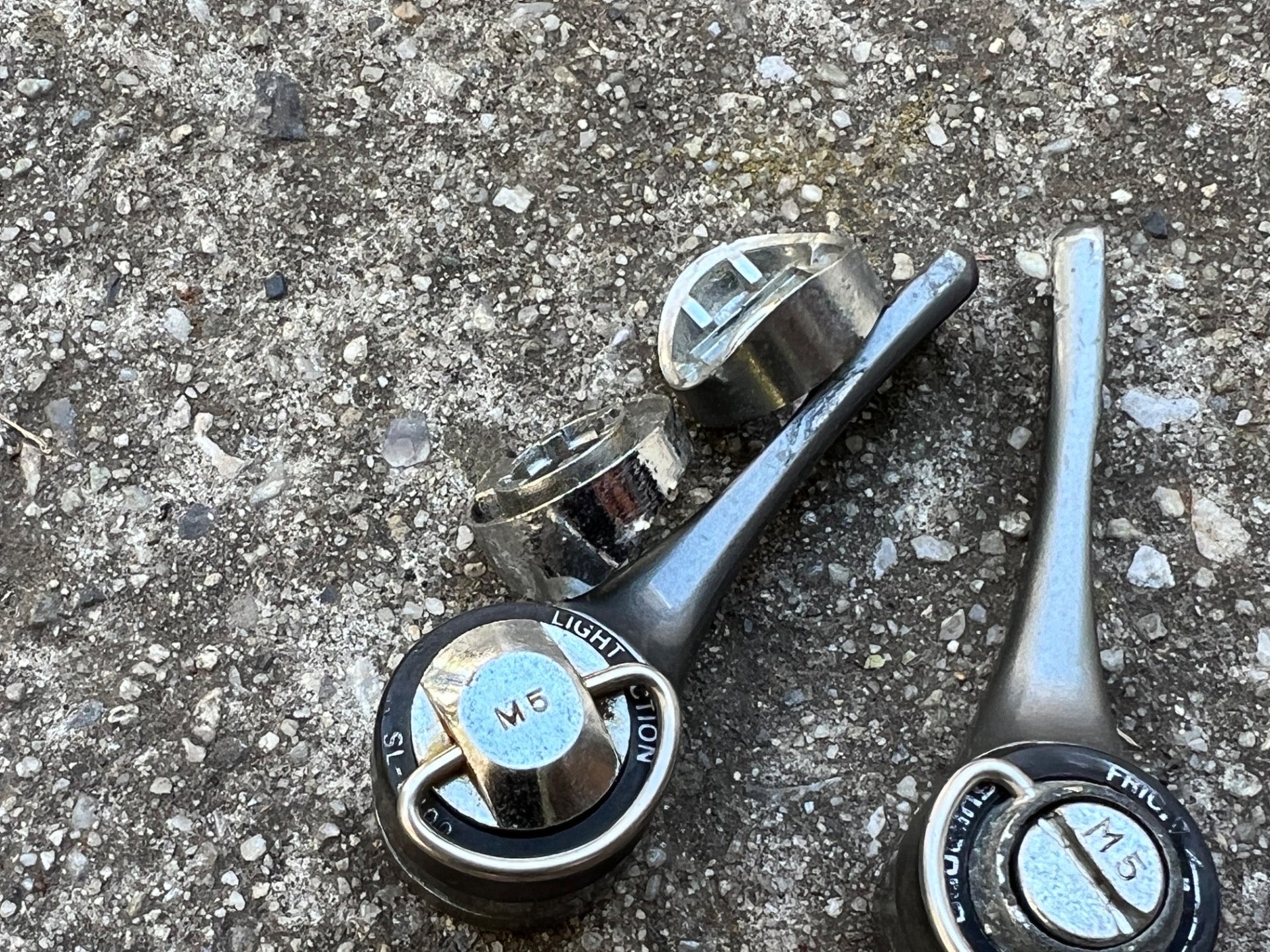 Shimano SL-6400 2x7 Speed Shifters Down Tube Vintage Bike Friction Index Retro - Image 6