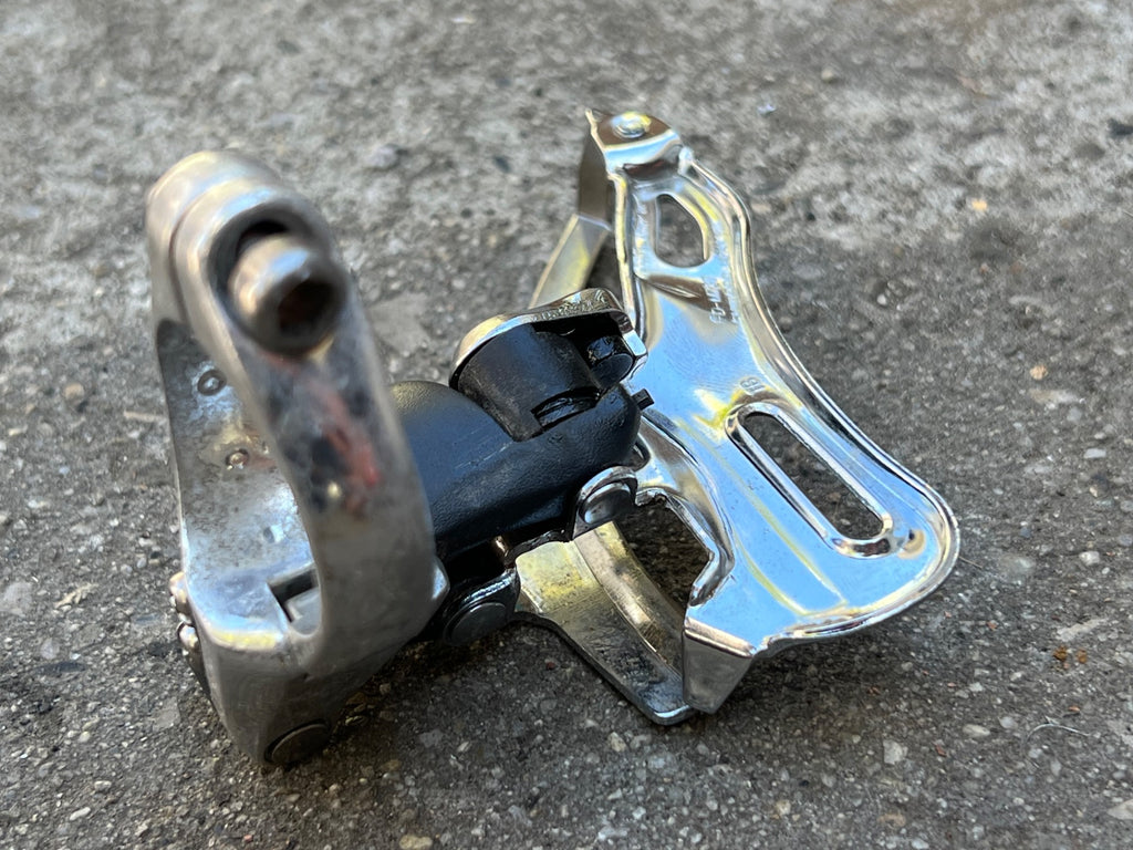 Used Shimano Deore XT FD-M737 31.8mm Top Pull Front Derailleur Triple 3x8 Vintage-Bicycle Bin