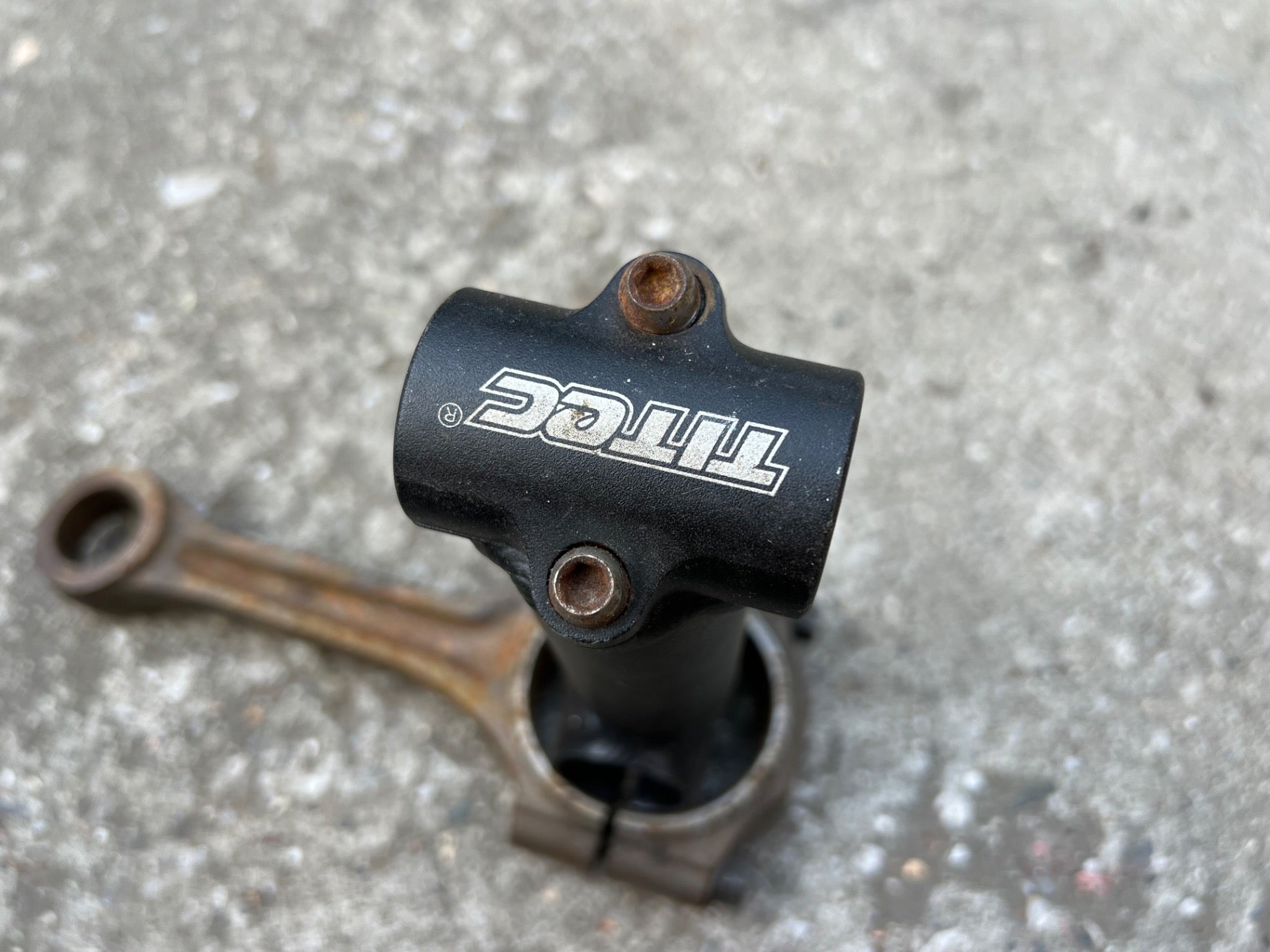 Titec 25.4x120mm 1 1/8” Threadless Stem Mountain Bike Black Vintage Retro MTB  - Image 6