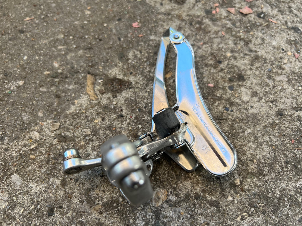 Used NICE Shimano Deore FD-MT60 Front Derailleur 28.6mm Bottom Pull Triple Vintage-Bicycle Bin