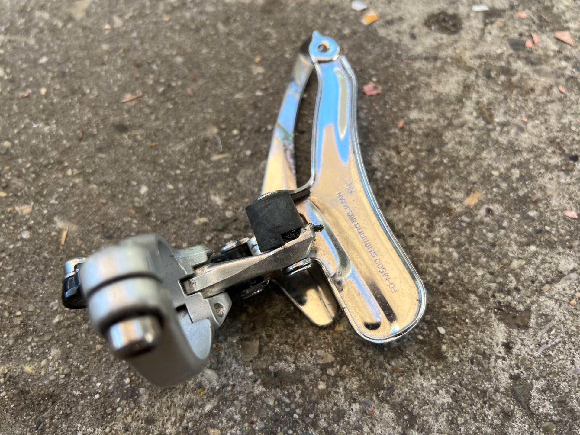 Shimano 500LX FD-M500 Front Derailleur 28.6mm Bottom Pull Triple Vintage MTB ATB - Image 6