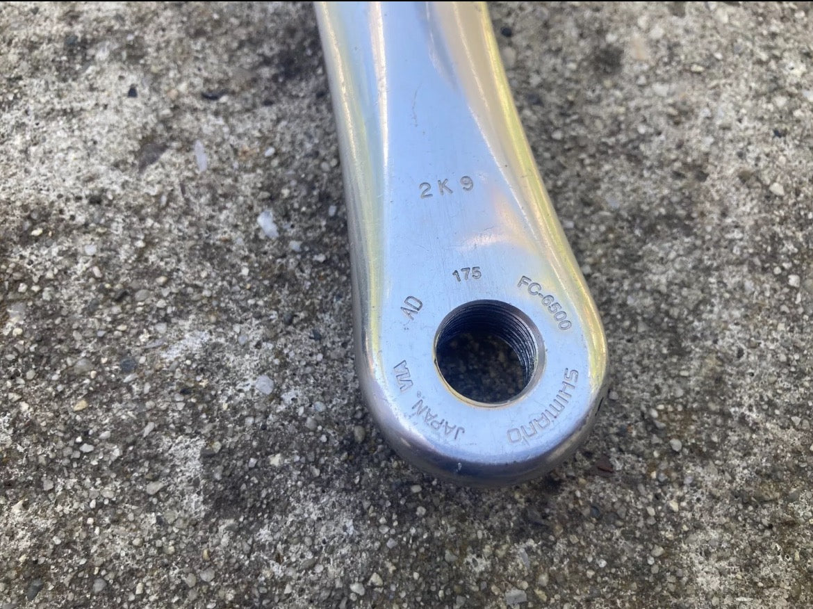 Shimano Ultegra FC-6500 Crank Arm 175mm 130BCD Right Drive Side Road Octalink - Image 6