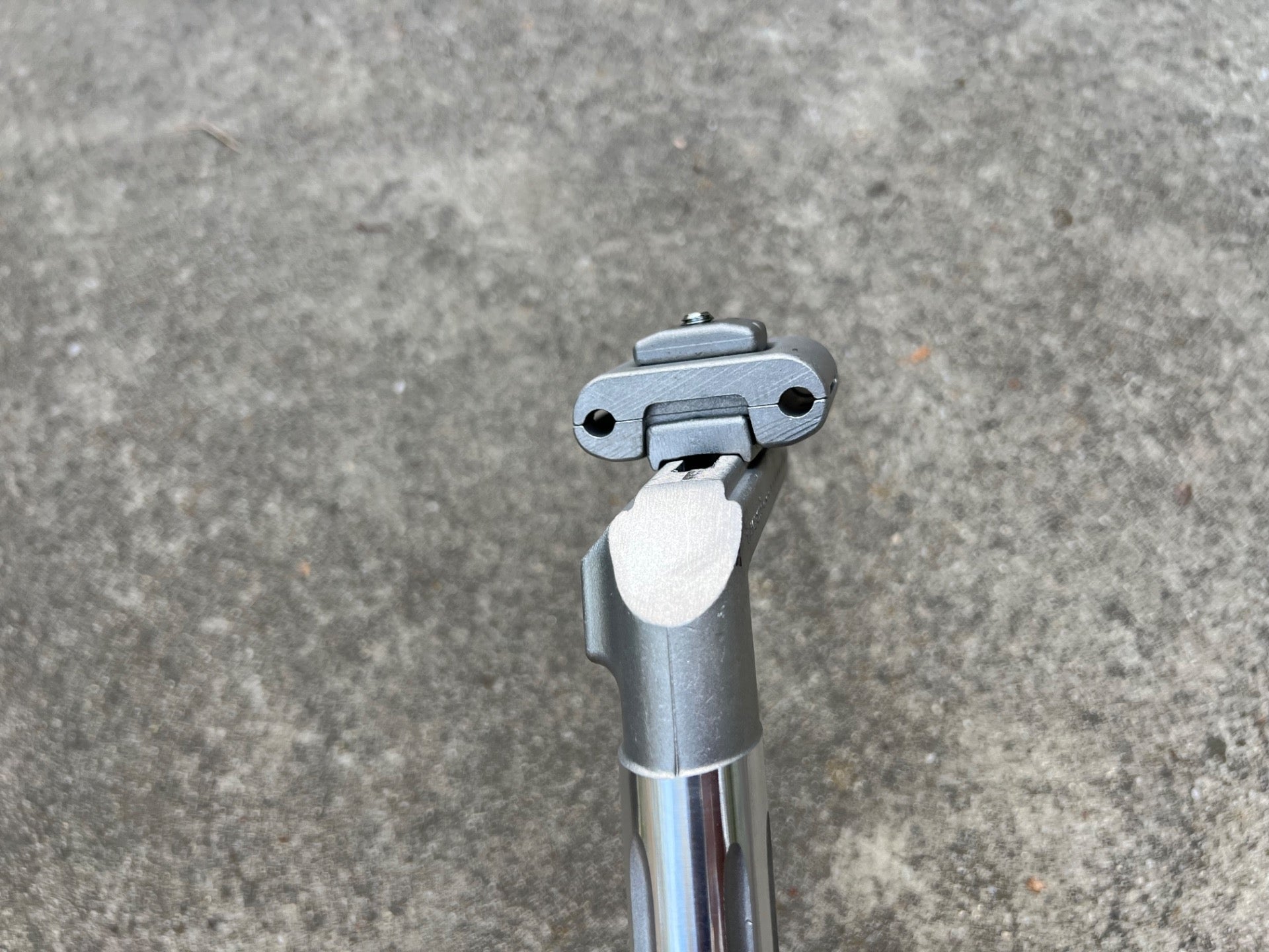 NOS SR MTE-100 Seatpost 26.4x260mm Vintage Adjustable Bolt MTB ATB Silver Alloy - Image 11