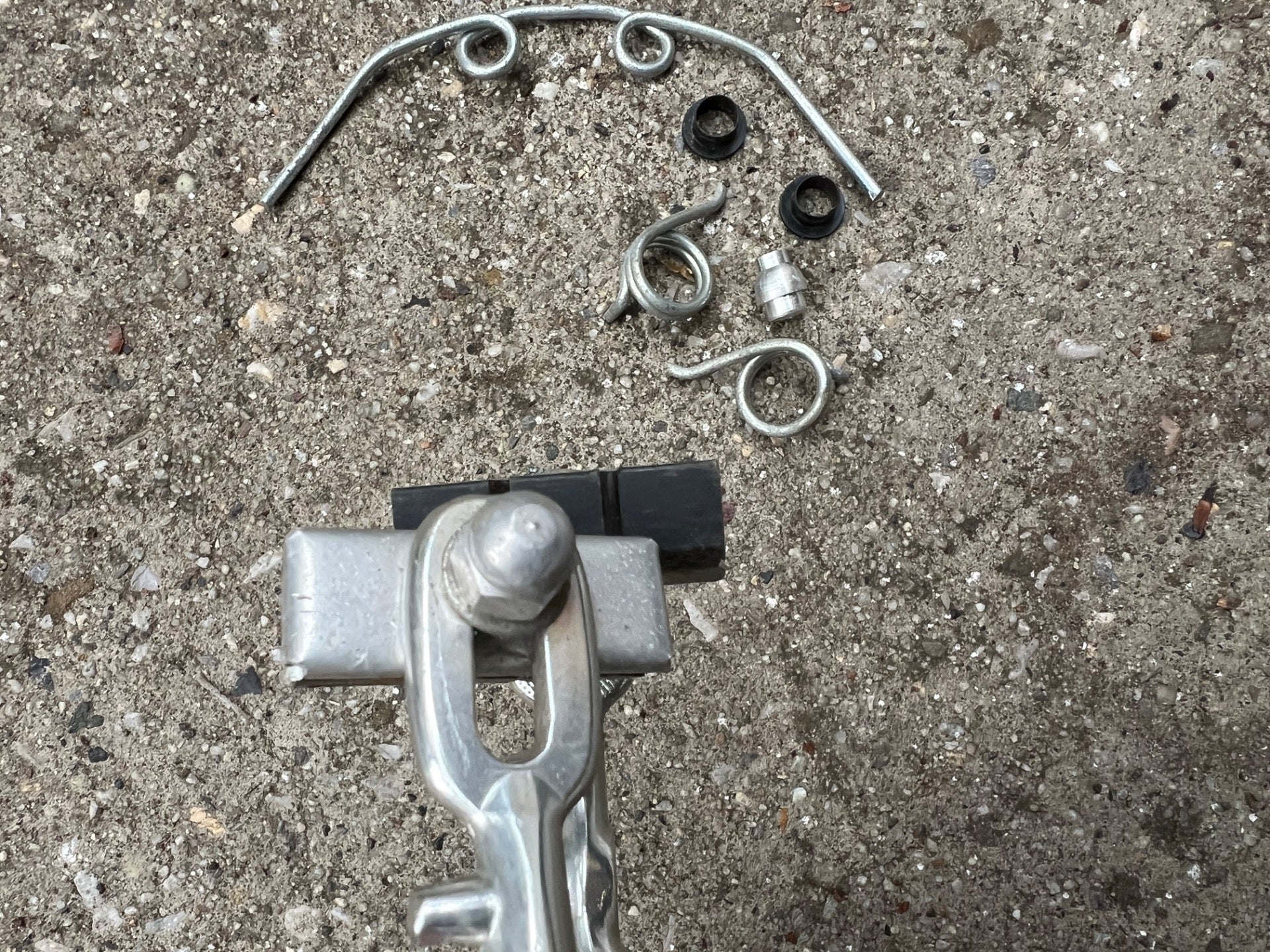Dia Compe Centerpull Caliper Brake Silver Parts Spring Bolt Vintage Retro Road  - Image 6