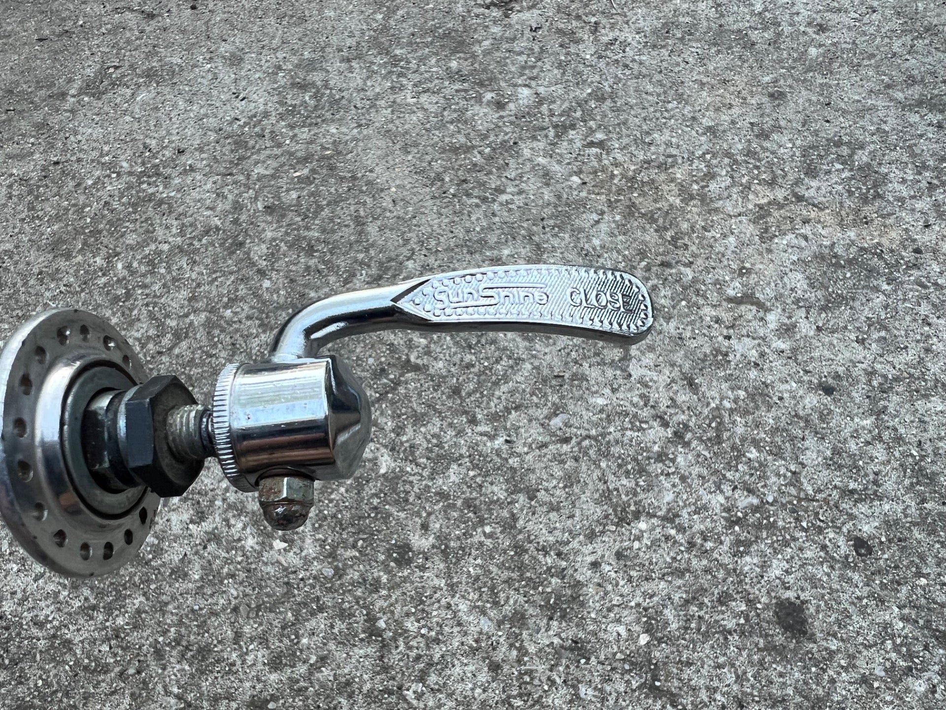 Sunshine Front Hub 100mm 36H Vintage Road Quick Release Vintage Retro Silver - Image 6