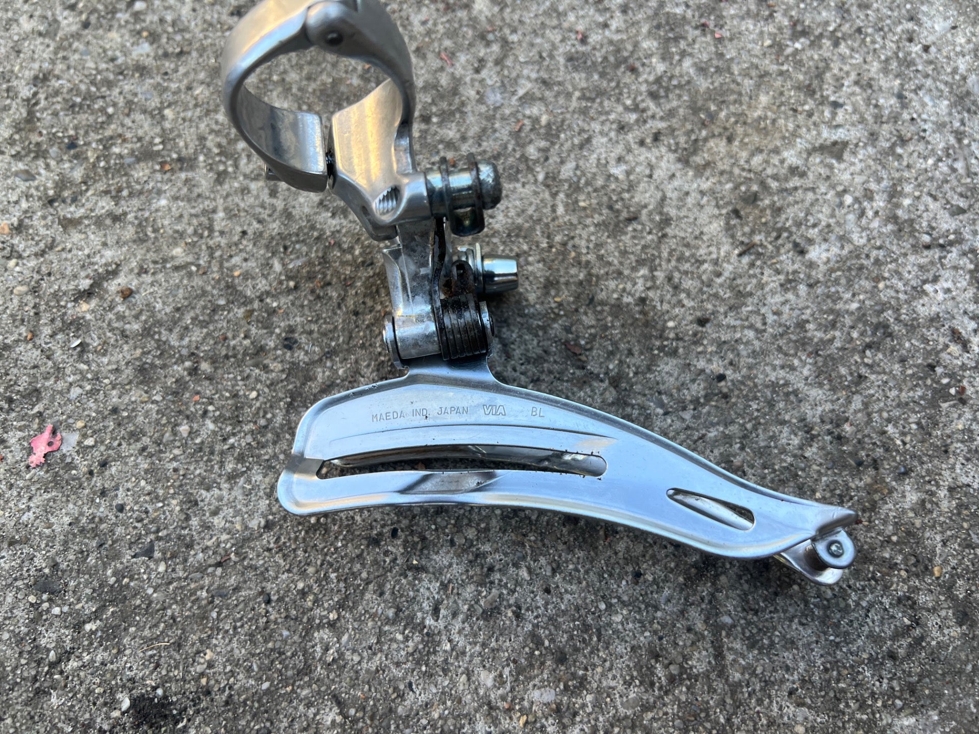Suntour XC Reverse Pull 28.6mm Bottom Pull Triple Front Derailleur Vintage MTB  - Image 6