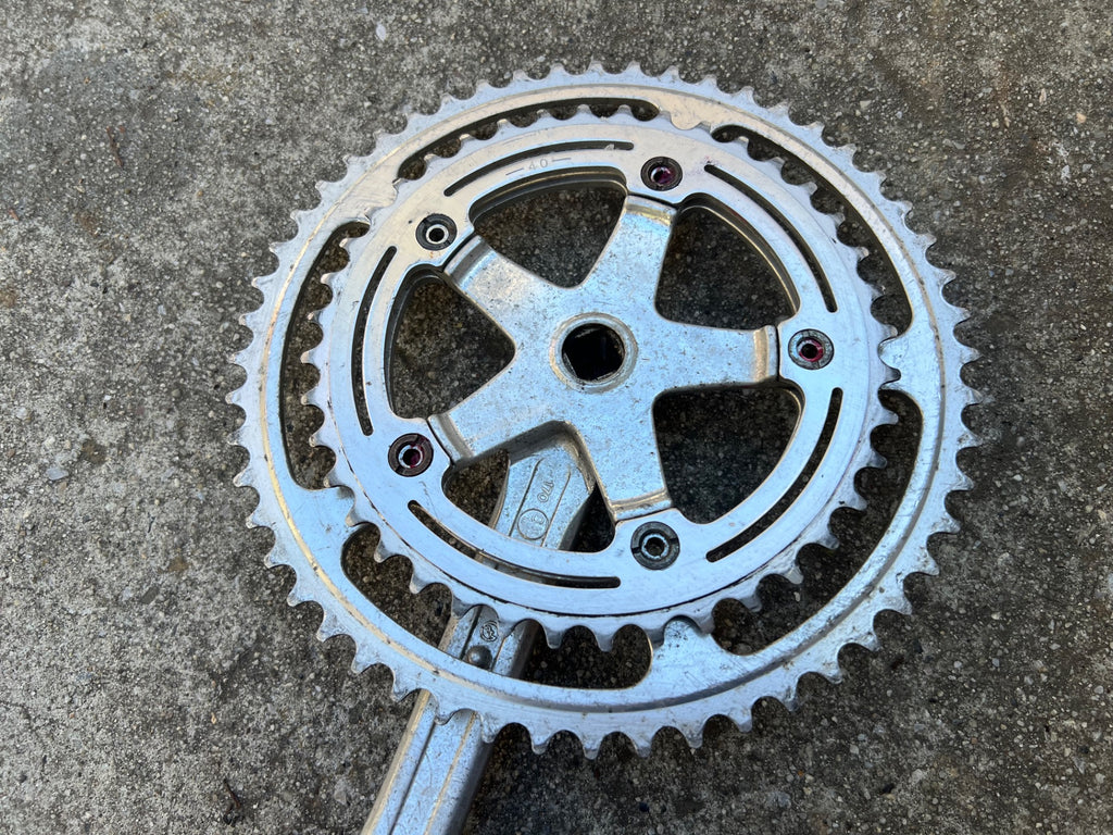 SR Super Custom Crankset 52/40T 170mm Silver Double Vintage Retro Road Touring  - Image 10