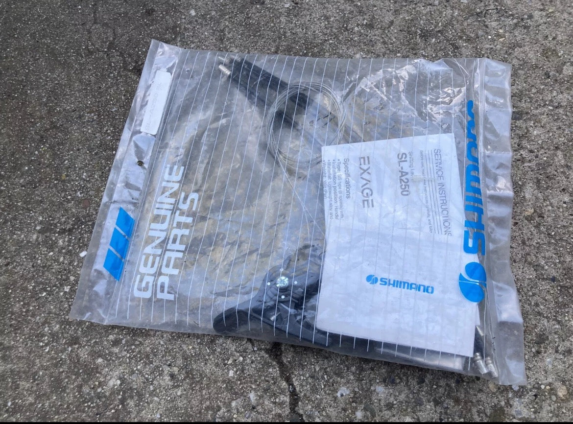 NOS Shimano Exage SL-A250 Thumb Shifter Set SIS 3x6 Speed MTB Levers Vintage - Image 6