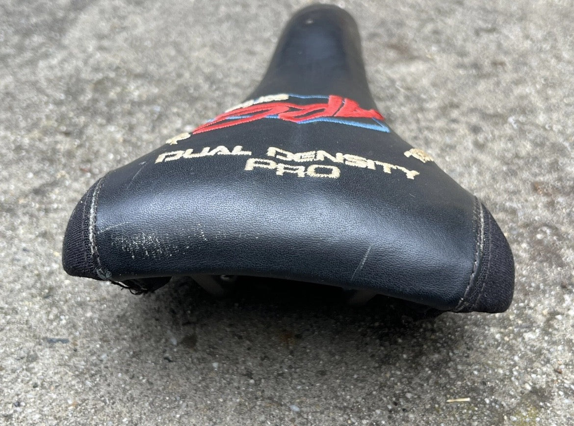 ARC Serfas Dual Density Pro Velo Saddle Vintage Retro MTB Titanium Black - Image 6