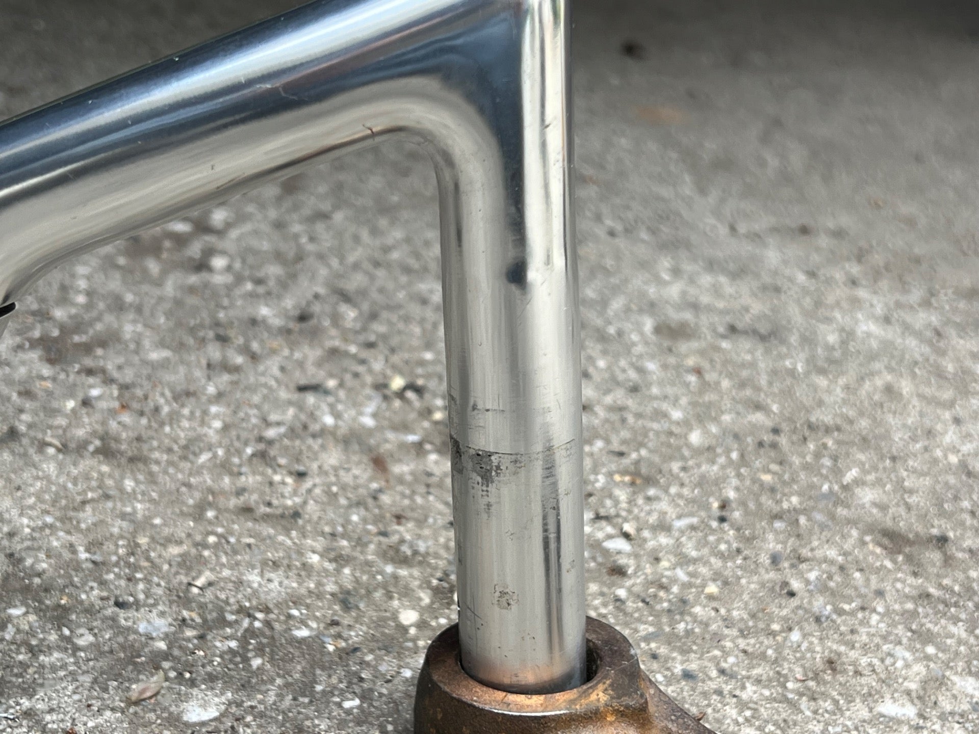 ITM 120x26.0mm Quill Stem 1” Vintage Retro Road Bike Silver Racing Anodized  - Image 7