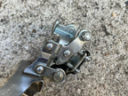 Used Huret Road Front Derailleur Vintage 28.6mm Bottom Pull Silver Chrome Retro-Bicycle Bin