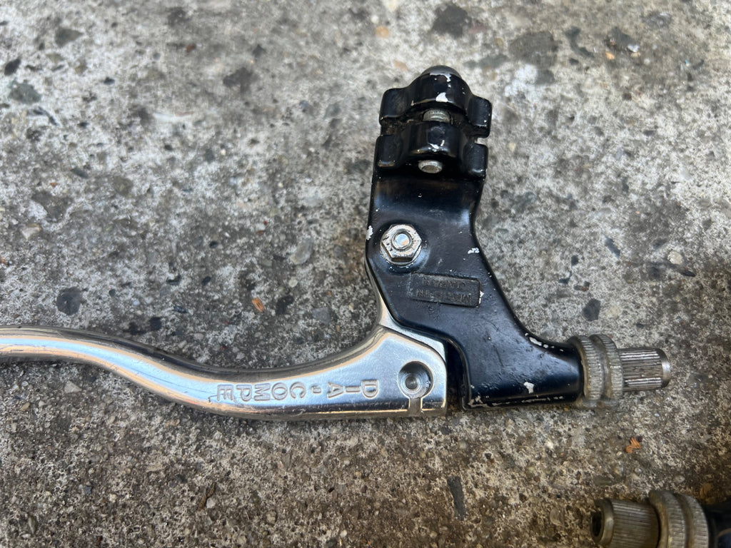 Dia Compe Cantilever Brake Levers Vintage Moto Black 4 Finger 80’s MTB ATB  - Image 8