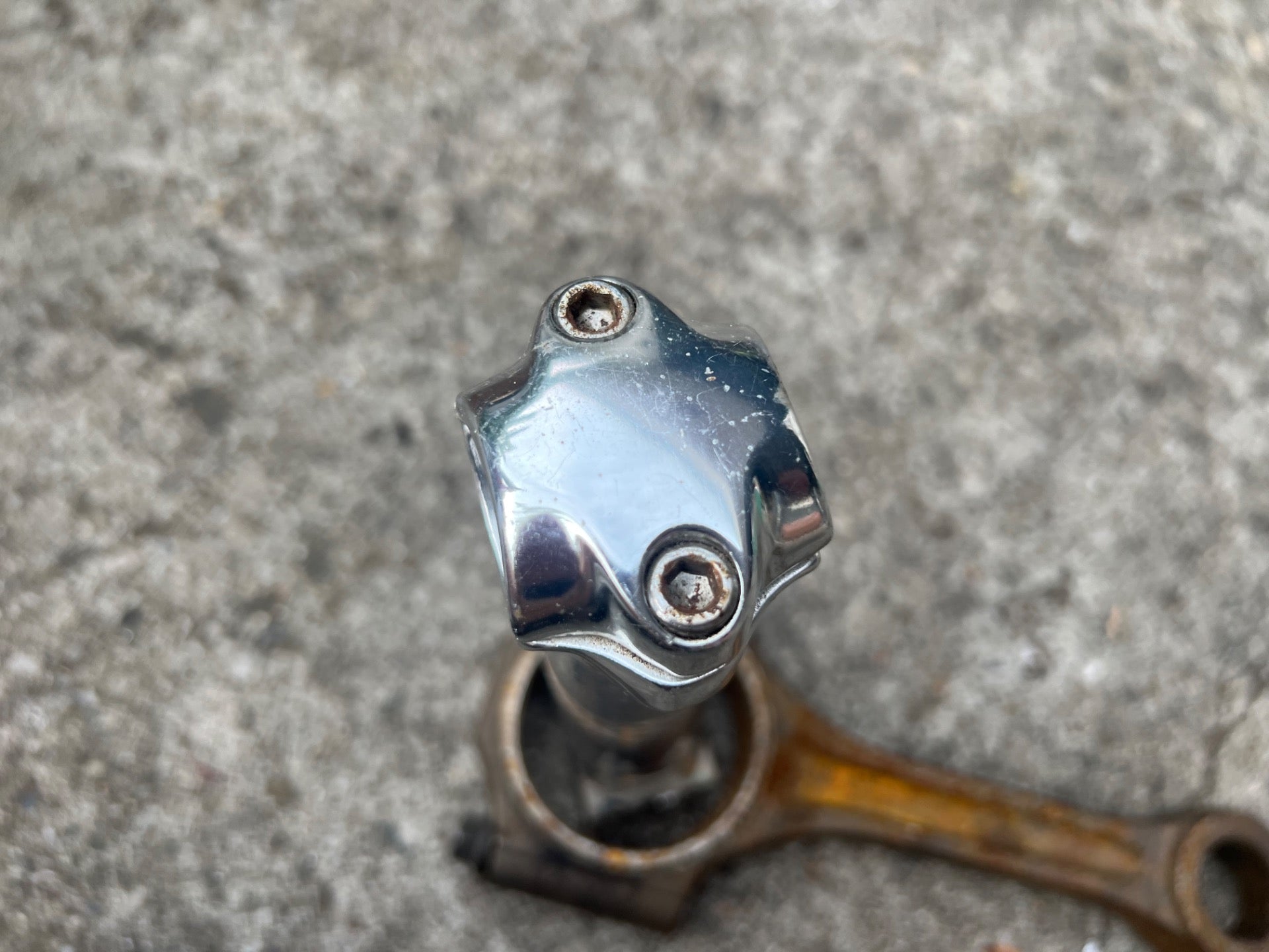 Specialized 25.4x135mm 1 1/8” Threadless Stem Vintage Retro MTB Mountain Silver  - Image 6