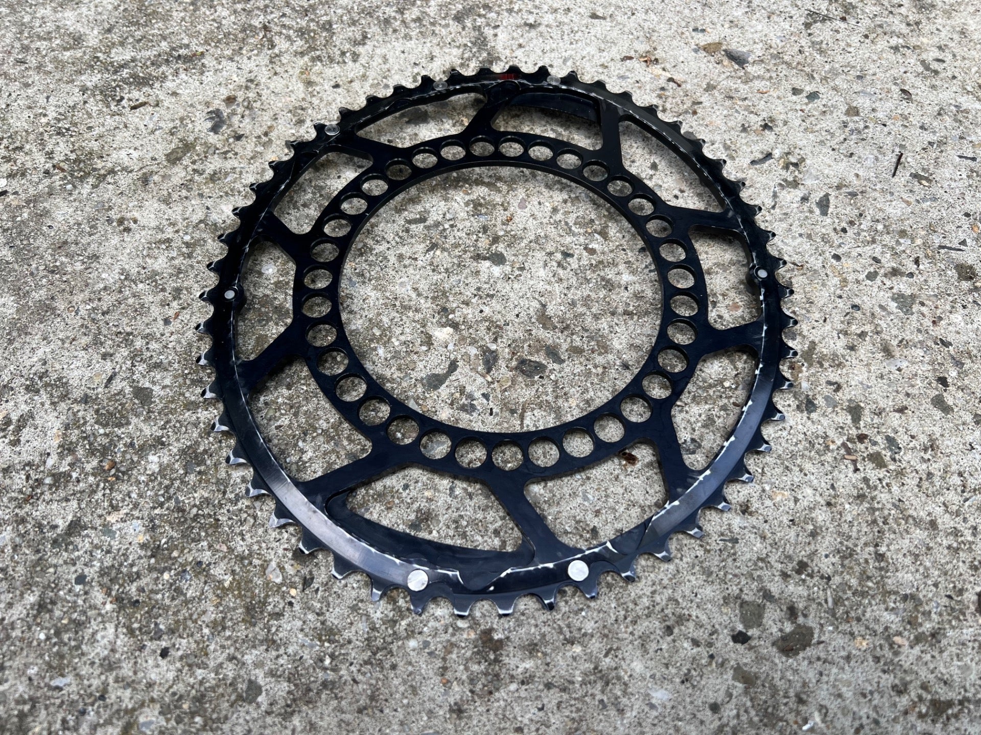 Rotor Q Rings 53/39T 130BCD Oval Chainring Set Road Black Racing Aluminum OCP - Image 6