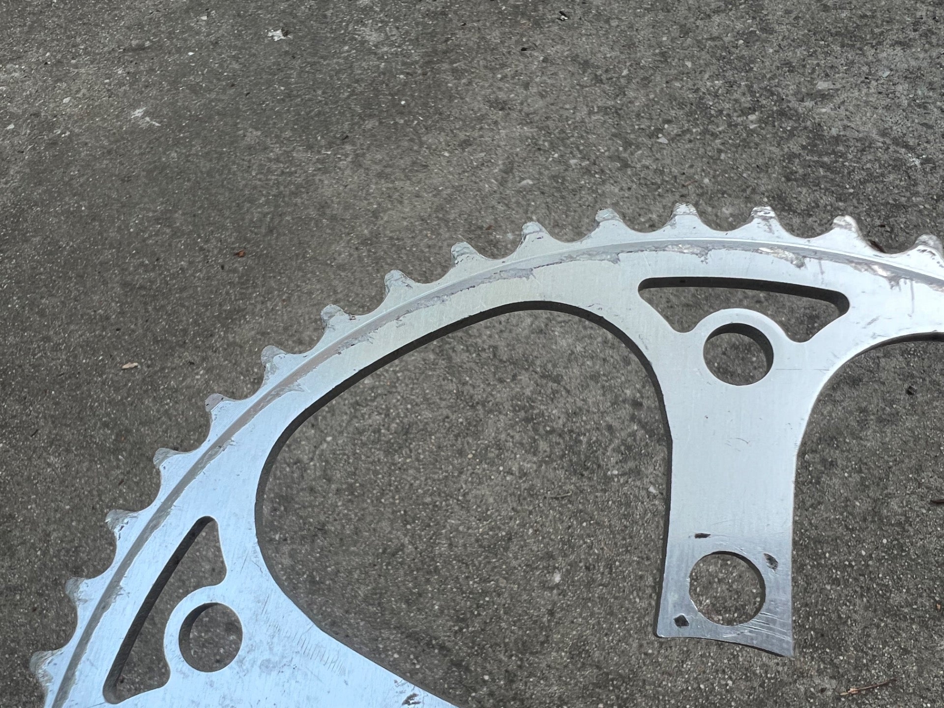 Stronglight 52T Tooth 86BCD Chainring Vintage Road Touring Bike Big Ring Silver  - Image 6