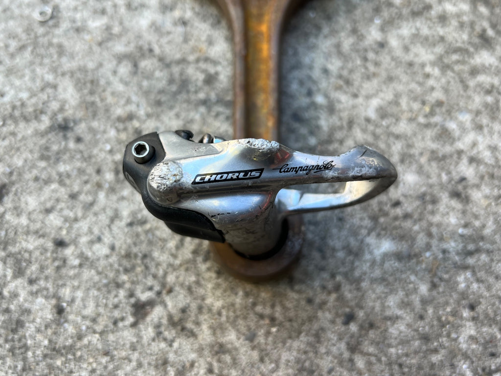 Used Campagnolo Chorus Clipless Pedals Pro Fit Vintage Road Gravel Gray Campy-Bicycle Bin