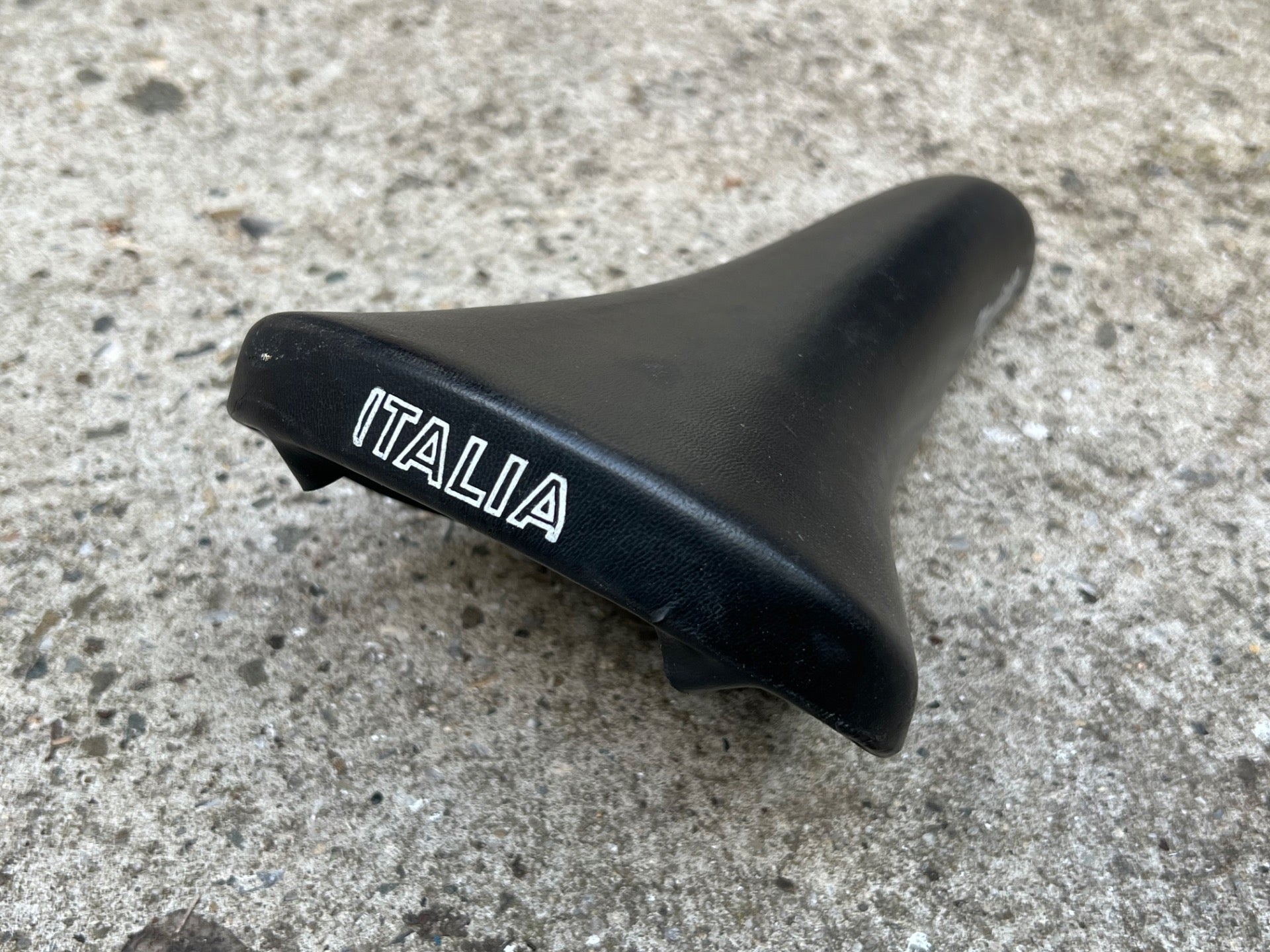 Mundialita Italia Vintage Road Bike Saddle Racing Black Italy Retro - Image 9