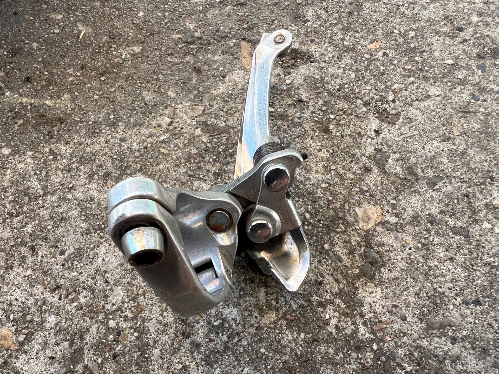 Shimano 105 1050 Front Derailleur 28.6mm Bottom Pull Double 2x7 Speed Vintage  - Image 6