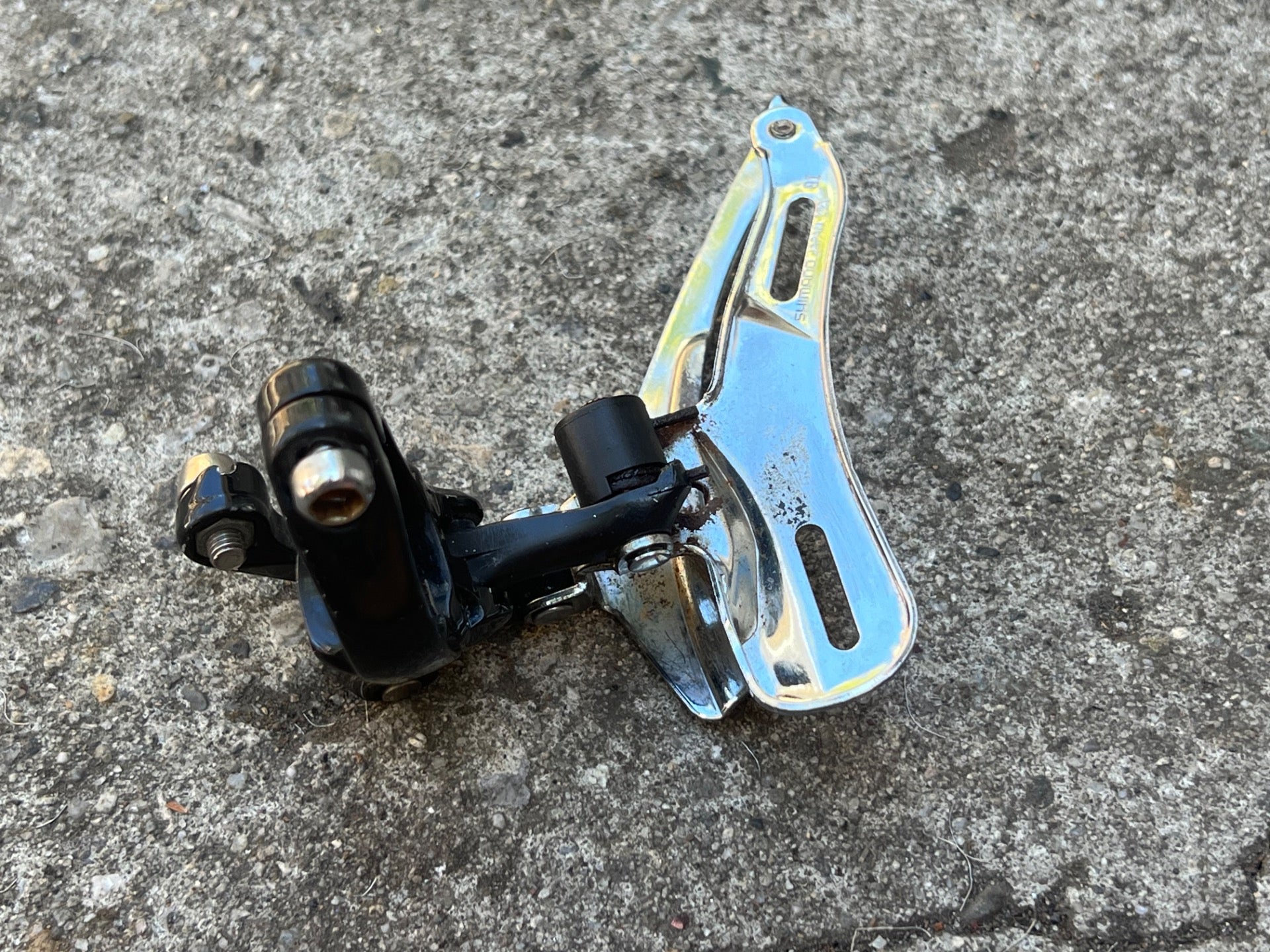 Shimano Deore LX FD-M560 28.6mm Bottom Pull Front Derailleur Vintage MTB Black - Image 6