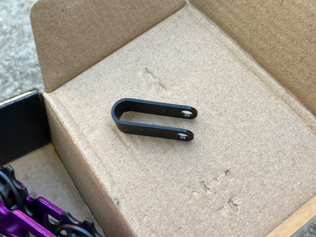 Purple Anodized CNC Chain Tensioner Single Speed Dual Pulley Tanke Bike  - Image 6