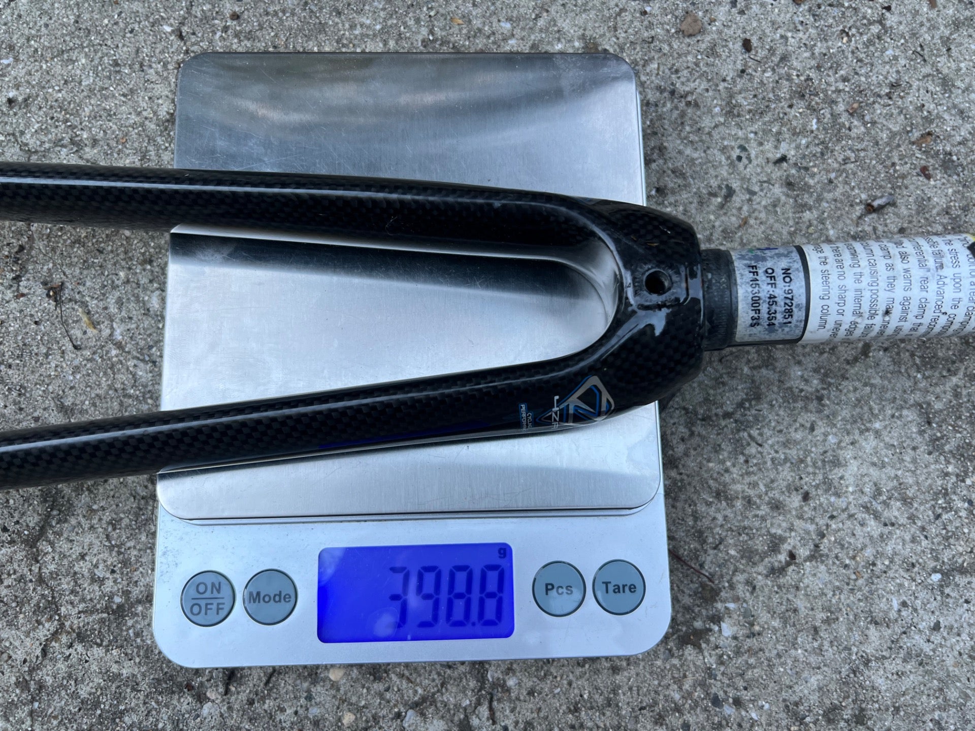 PLZ READ Ridley 4ZA Synope Carbon Fork 1 1/8” 11in Steerer Black Road Bike 700c - Image 11