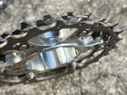 Used Shimano Dura Ace CS-7700 12-23T 9 Speed Cassette Titanium Road Gravel Bike TI-Bicycle Bin