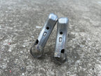 Used Shimano 600 AX Aero Brake Levers Vintage Retro Road Bike Drop Bar Silver Alloy-Bicycle Bin