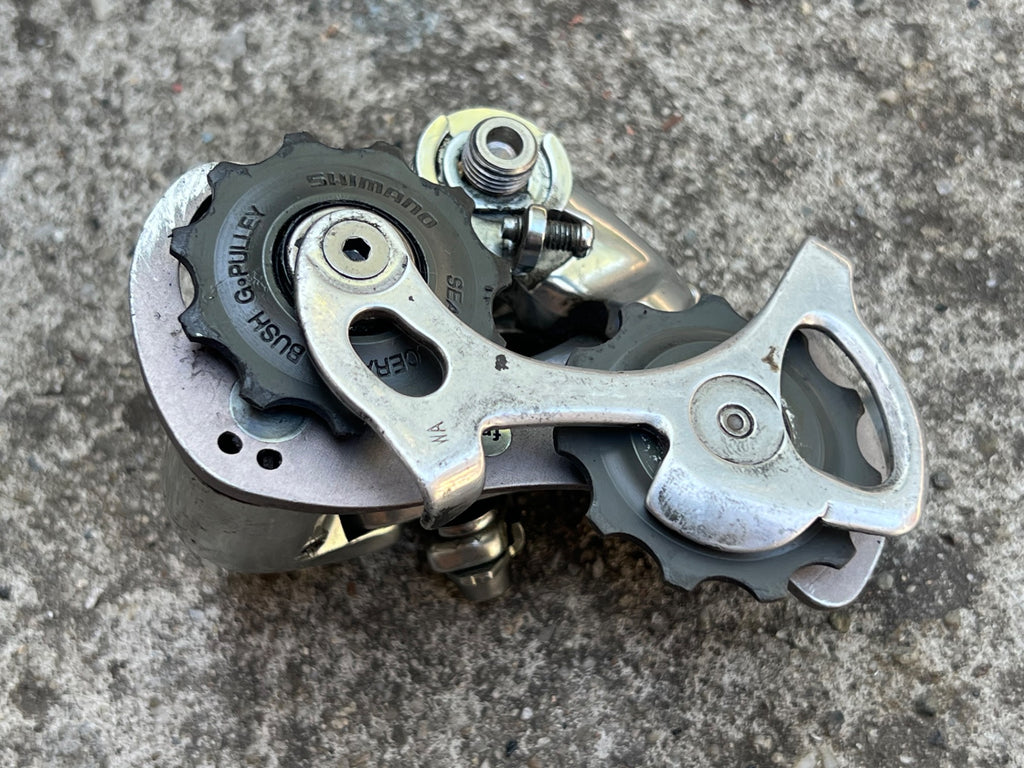 Used Shimano Ultegra RD-6500 9 Speed Short Cage Rear Derailleur Silver Road Vintage-Bicycle Bin