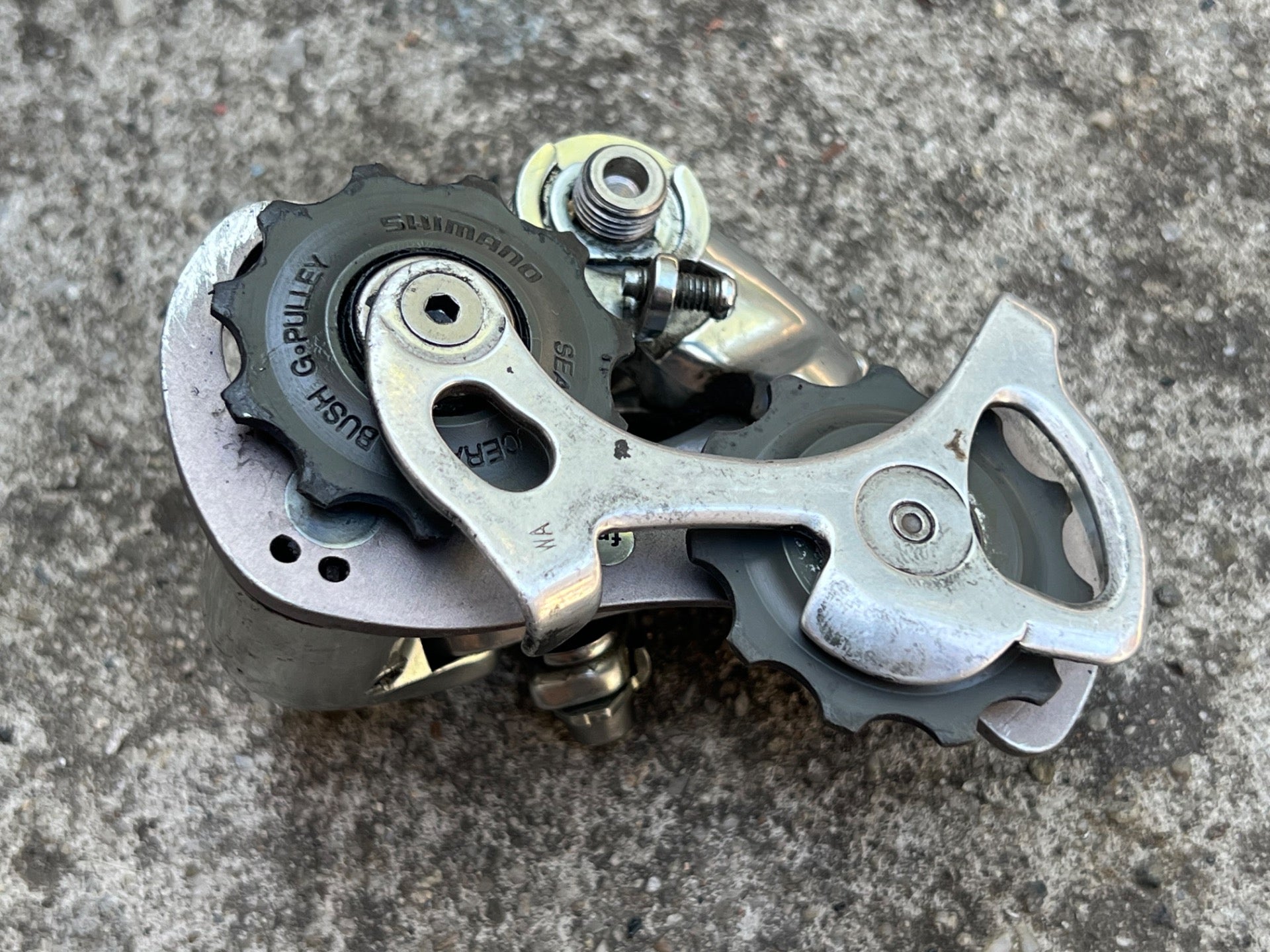 Shimano Ultegra RD-6500 9 Speed Short Cage Rear Derailleur Silver Road Vintage  - Image 7