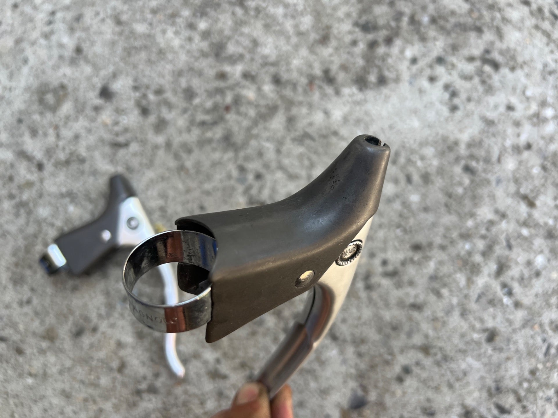 Campagnolo Nuovo Record Brake Lever Set Pair Vintage Road Bike Silver Campy - Image 6