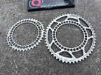 NEW Rotor Q Rings 53/40T 130 BCD Chainring Set Double Road Bike Oval Rings Gold-Bicycle Bin