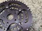Used Cook Bros Racing CQP Spider & Chainring Set 48-36-26 110/74/58 BCD Vintage MTB-Bicycle Bin