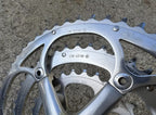 Used Campagnolo Record 10 Speed Triple Crankset 175mm 53-42-30 Road Touring Bike-Bicycle Bin