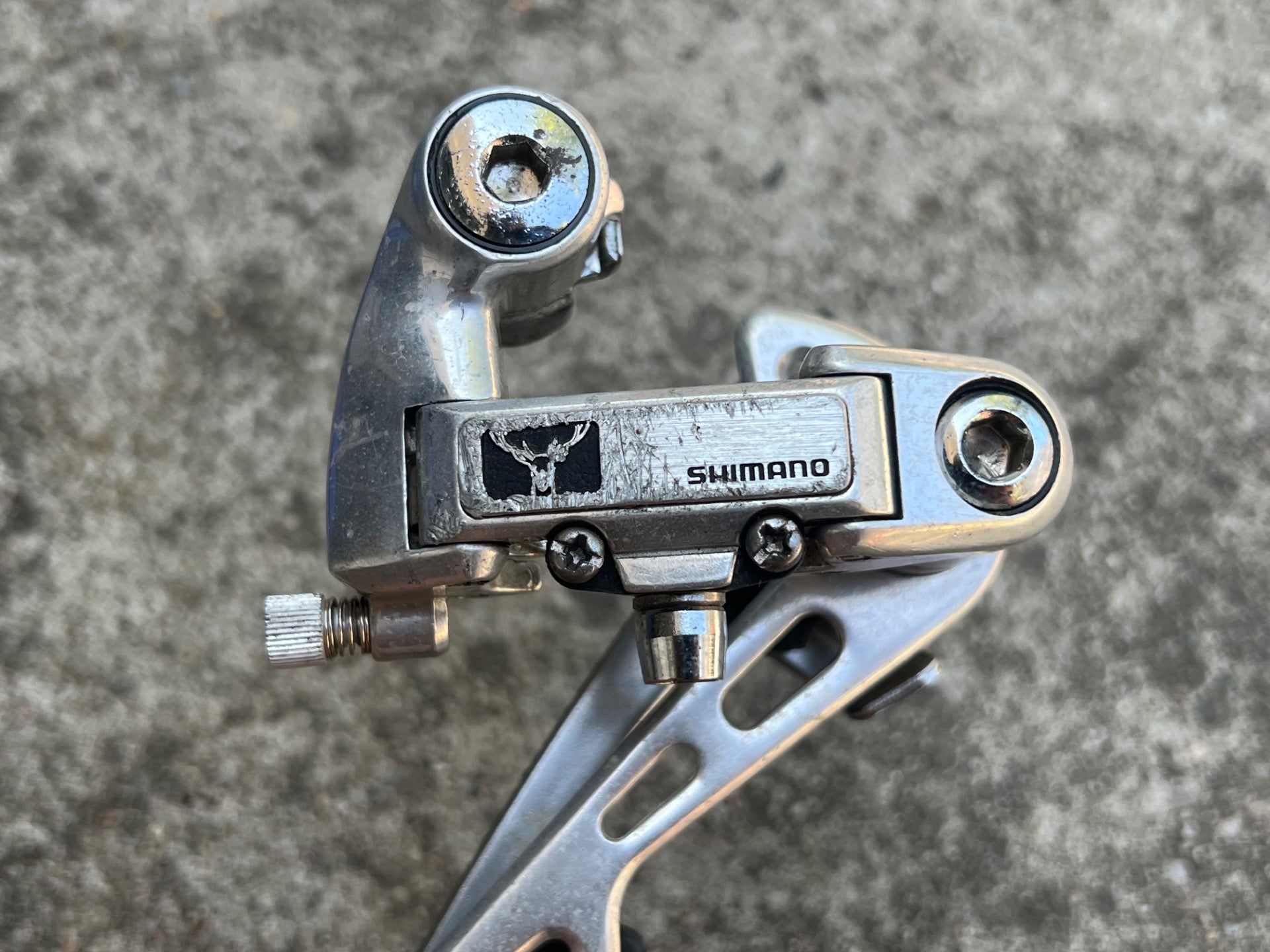Shimano RD-M700 Deerhead Rear Derailleur Long Cage Retro Deore XT MTB - Image 7