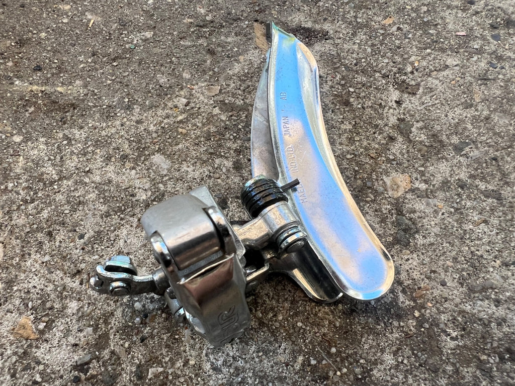 Suntour AG Tech 28.6mm Bottom Pull Front Derailleur Alpine Gear Double Vintage  - Image 6
